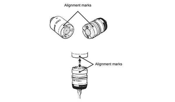 TP20 alignment marks