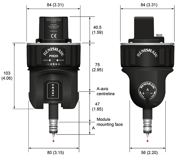 Technical drawing:  Technical drawing:  PH20 dimensions