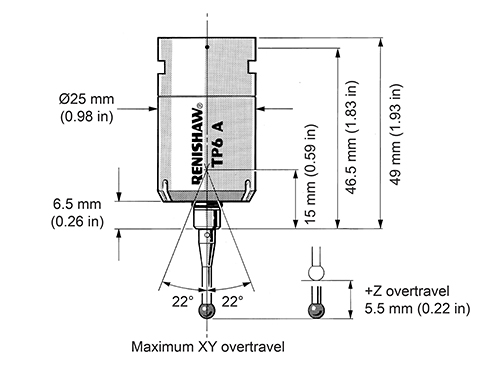 TP6A dimensioned