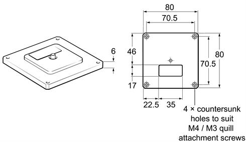 KM80 dimensions