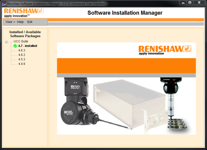 Renishaw installation manager
