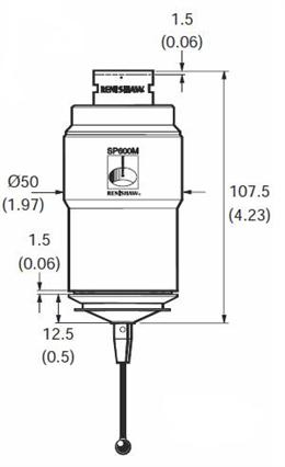 SP600M dimensions