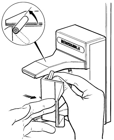 Lift the lid retaining clip