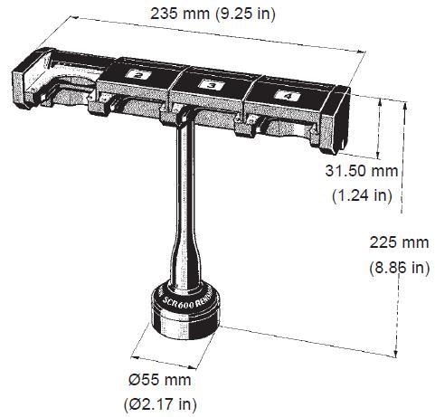 SCR600 stylus change rack