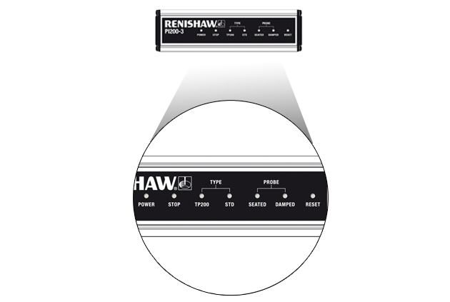 PI 200-3 with enlarged front LED section