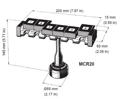 MCR20 dimensions
