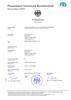MODUS PTB certificate