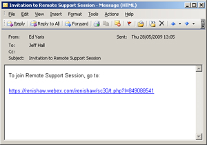 Invitation to the Webex support session