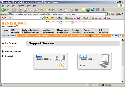how to join Webex support session
