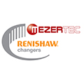 Renishaw changers promotion logo - Mezertech