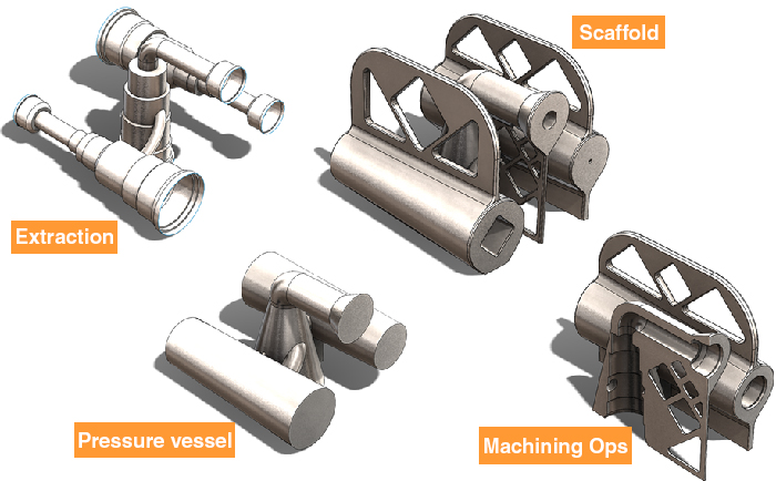 machining operations needed to create precision interface surfaces