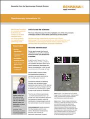 Spectroscopy Innovations 14 front page