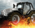 SAME DEUTZ-FAHR, Lamborghini tractor driving on lava