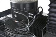 Close-up view of 5-axis air bearing motion system from ABTech