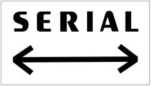 Serial communications logo