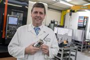 Intoco's Wayne Parkins with the Renishaw RMP600