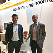 Prof. William Gray (Functional Neurosurgeon) and Mr Stuart Campbell (Renishaw)