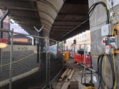 London Hammersmith under bridge