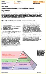 White paper: Survival of the fittest - the process control imperative