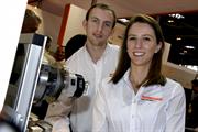 Renishaw’s award winning apprentices, Tom Silvey and Roxanne Pollard