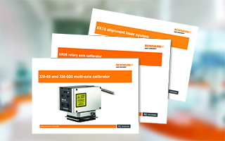 Illustration showing series of laser calibration user guides on top of a blurred, light background