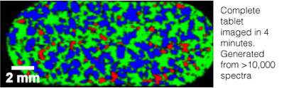 Pharmaceutical tablet imaged in 4 minutes