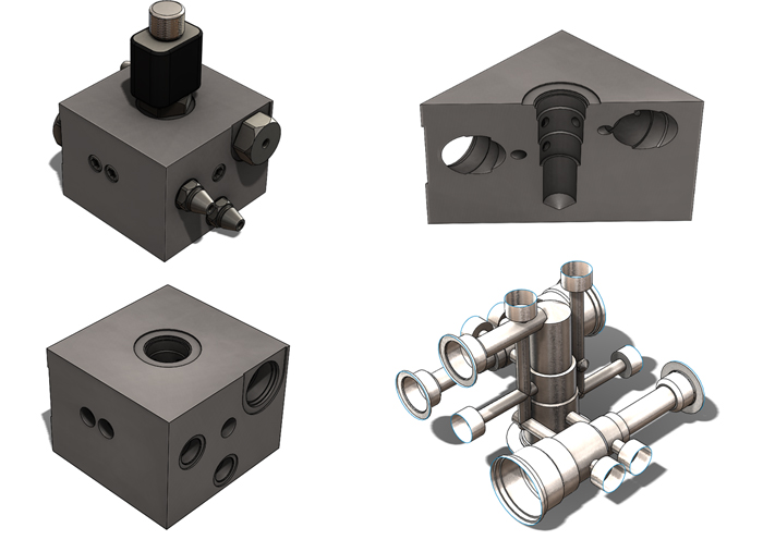 Block manifold design