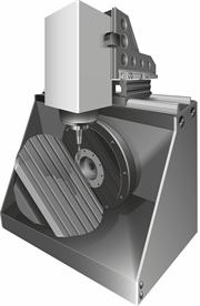 Knuckle jointed (nutating) table machine tool