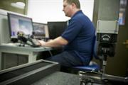 Dave Robbins, CMM lead inspector at FGP, using the PH20 5-axis probe system