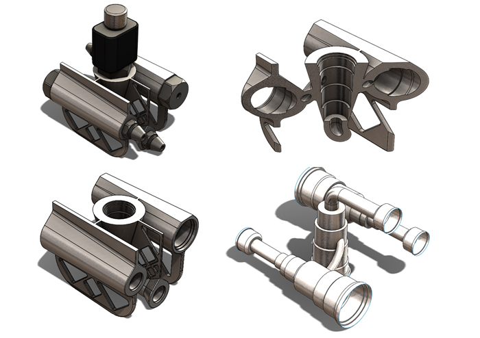 Replacement for block manifold