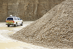 Dynascan truck in quarry