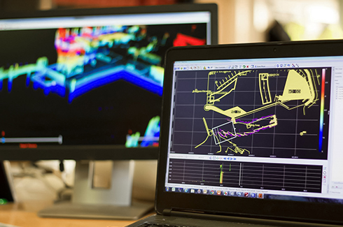 Merlin produces detailed high-resolution 3D scans of the topography