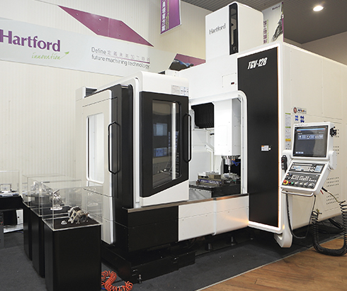 Hartford produces a complete range of medium to large-sized three-axis and five-axis CNC machines