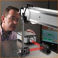 XL-80 laser measurement system in action