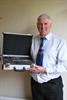 Dave Wigmore receiving his new QC20-W telescoping ballbar system