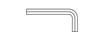 A-5555-0236 - Steel Allen Key, 2.5 mm