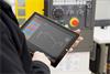 Set and Inspect en modo Program builder en una tablet Windows® con un control Mazak