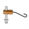R-CW-1-1-20 - 1.23 in spring wire clamp with 0.94 in post and 1/4-20 thread