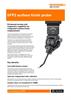 Flyer:  SFP2 surface finish probe