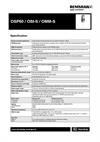 OSP60 / OSI-S / OMM-S
