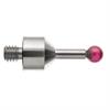 A-5003-5210 - M5 Ø5 mm ruby ball, tungsten carbide stem, L 20 mm, EWL 11.5 mm