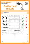 Support document: Machine validation card