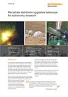 Renishaw distributor upgrades telescope for astronomy research