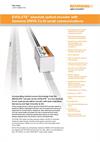 Data sheet:  EVOLUTE™ absolute optical encoder with Siemens DRIVE-CLiQ serial communications