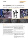 Project MARCH builds exoskeleton to aid mobility for people with spinal cord injuries