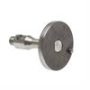 A-5004-1387 - M2 Ø10 mm silver steel disc, 1.2 mm width, with roller