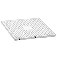 M4 multi-hole acrylic plate, 11.7 mm x 250 mm x 250 mm (angled)