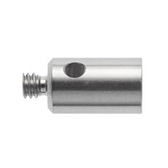 M2 to M3 stainless steel adaptor, L 7 mm