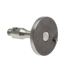 M2 Ø10 mm silver steel disc, 1.2 mm width, with roller