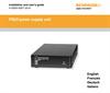 PSU3 power supply unit installation and user's guide